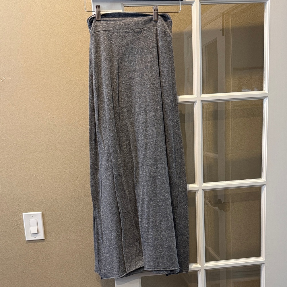 Alternative Heather Gray Maxi Skirt